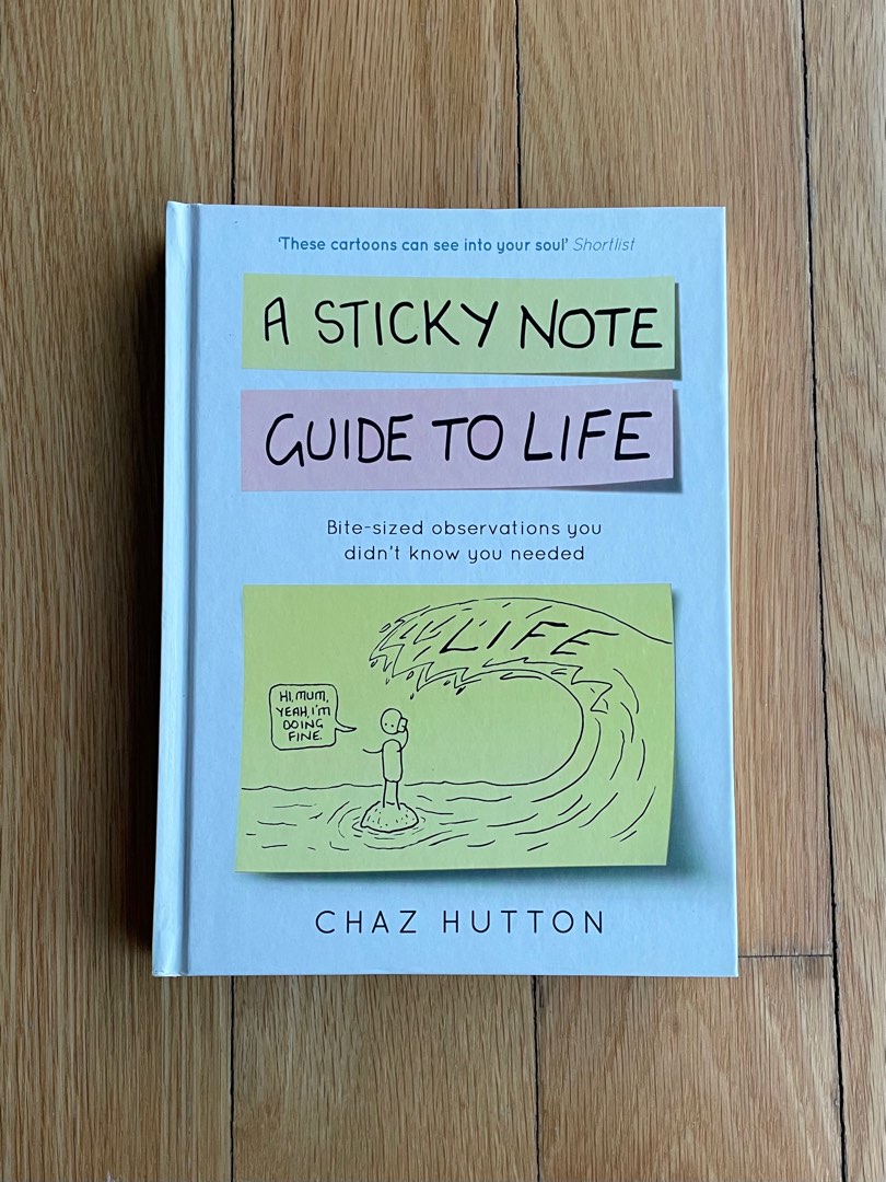 A Sticky Note Guide to Life Hardcover, Hobbies & Toys, Books