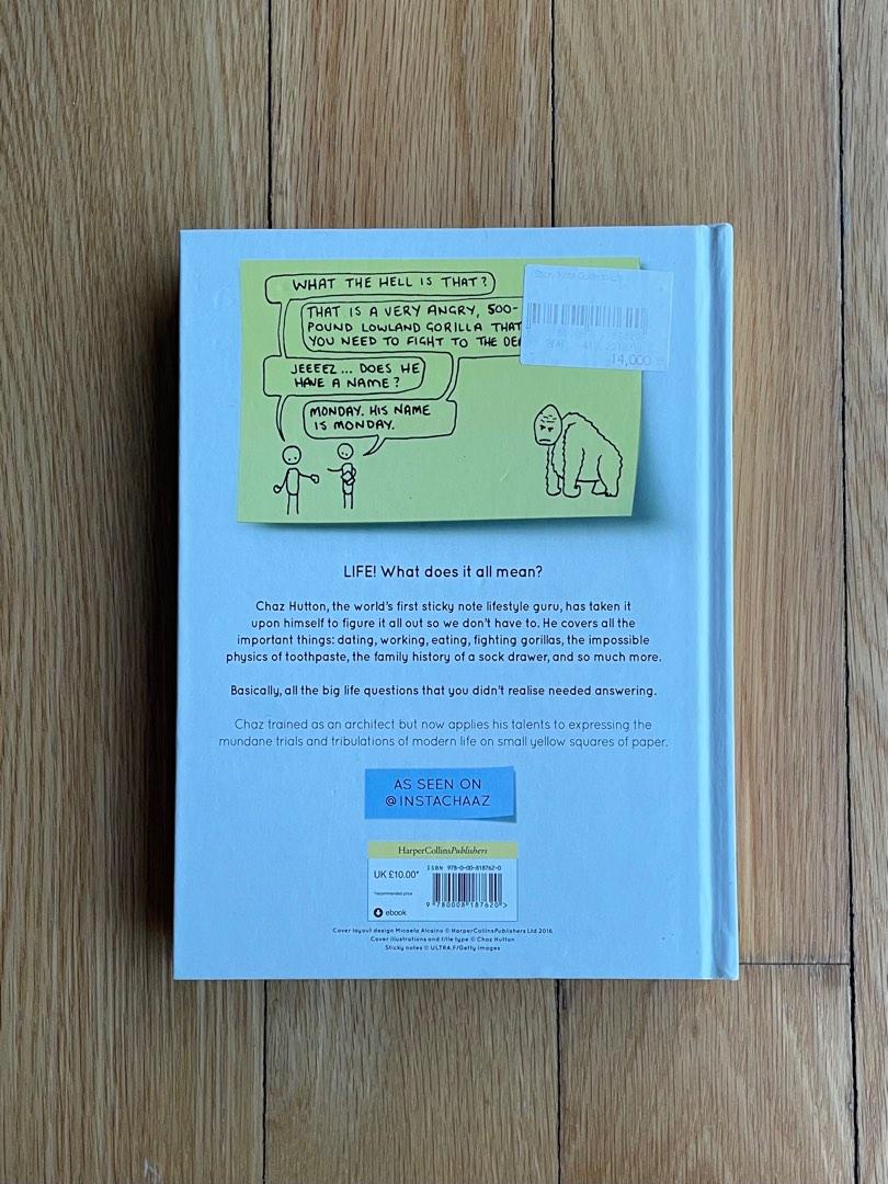 A Sticky Note Guide to Life Hardcover, Hobbies & Toys, Books