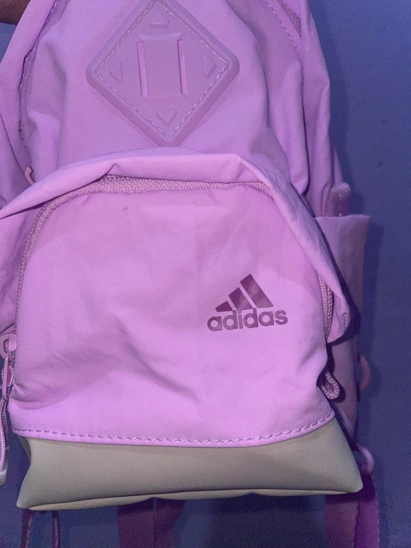 Adidas mini backpack lilac, Fesyen Wanita, Tas & Dompet di Carousell