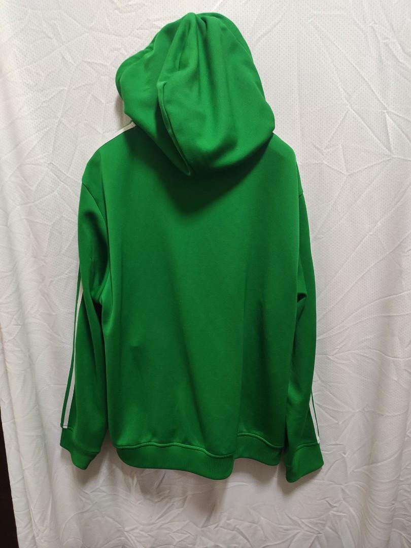 ADIDAS originals logo full-zip hoodie *large, 他的時尚, 外套及戶外