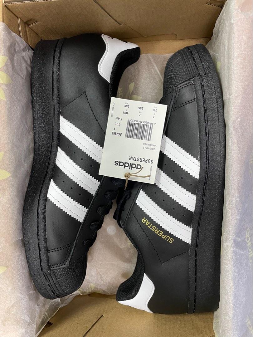 Adidas superstar black white 40 hotsell