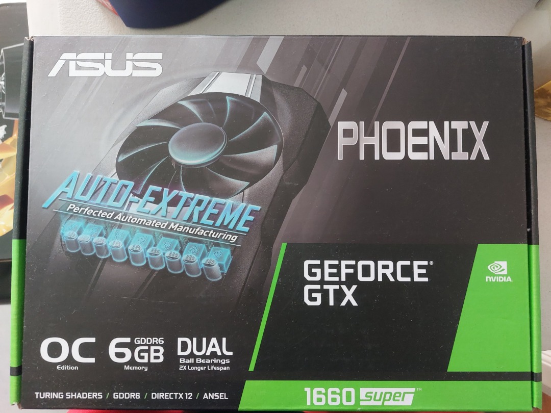 ASUS Phoenix GeForce GTX 1660 Super OC 6GB GDDR6 Graphics Card GPU ...