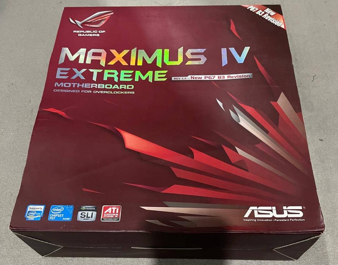 ASUS ROG MAXIMUS IV EXTREME MOTHERBOARD Computers Tech Parts