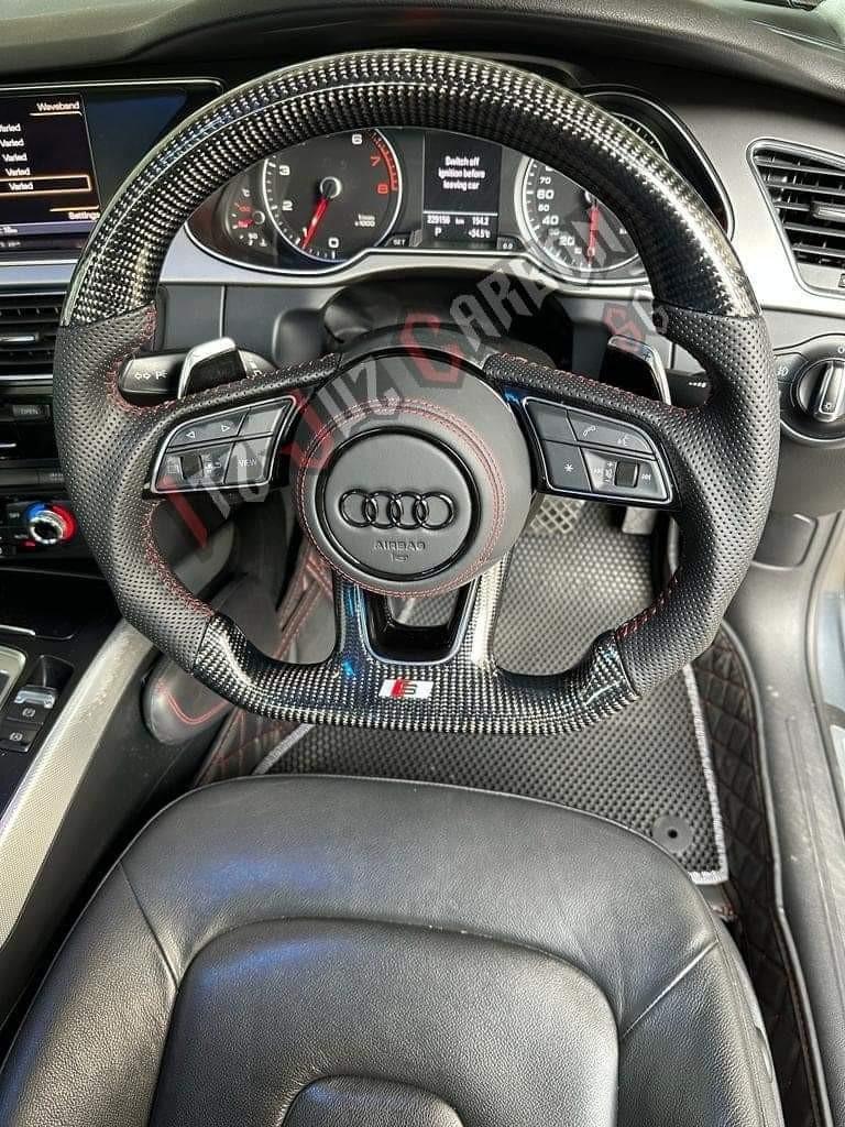 Audi s4 carbon fiber hot sale steering wheel