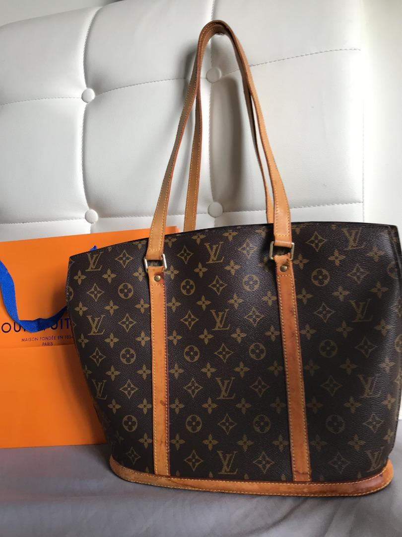 Louis Vuitton Monogram Babylone Bag Brown