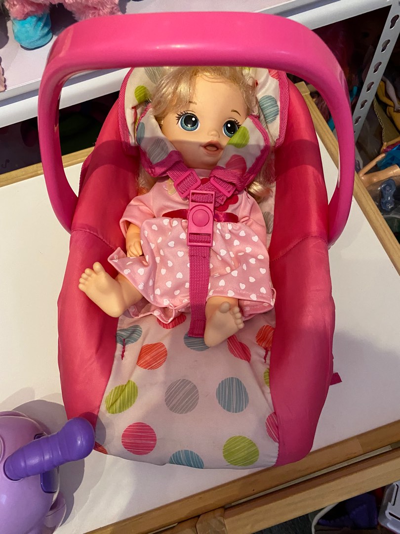 Baby Alive Doll with Carrier, Hobbies & Toys, Toys & Games on Carousell