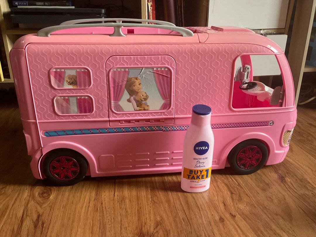 Barbie Camper Van & Dolls accessories, Hobbies & Toys, Toys & Games on Carousell