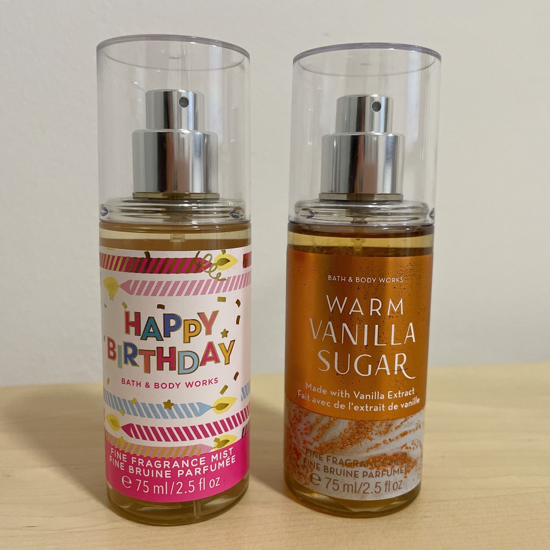vanilla scented perfume bath and body works