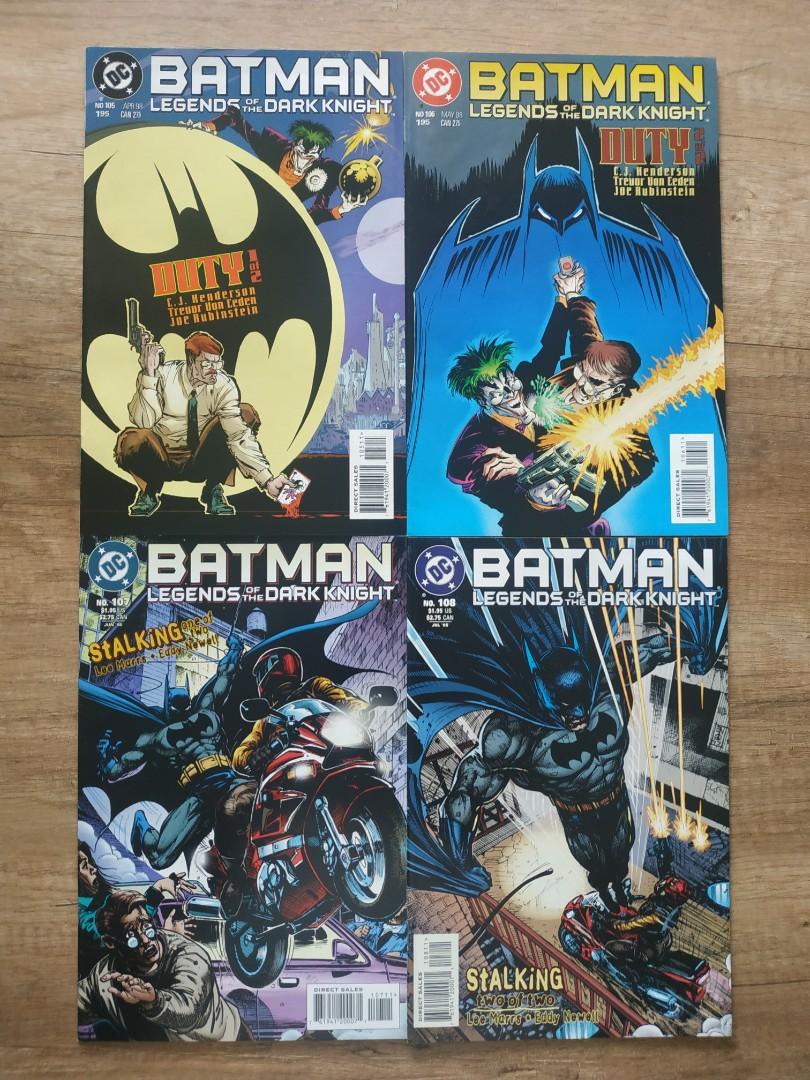 Batman Legends of the Dark Knight Duty & Stalking (1989) Comics Set ...