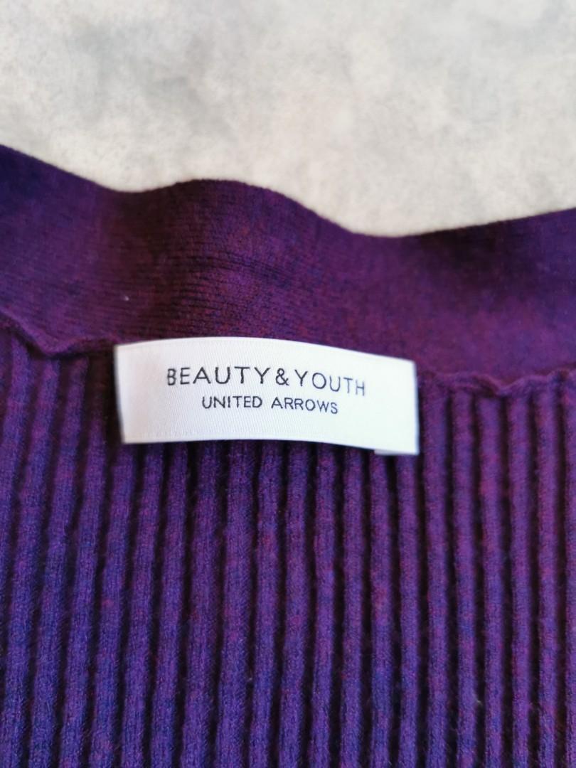 Beauty \u0026 Youth Royal purple cardigan 