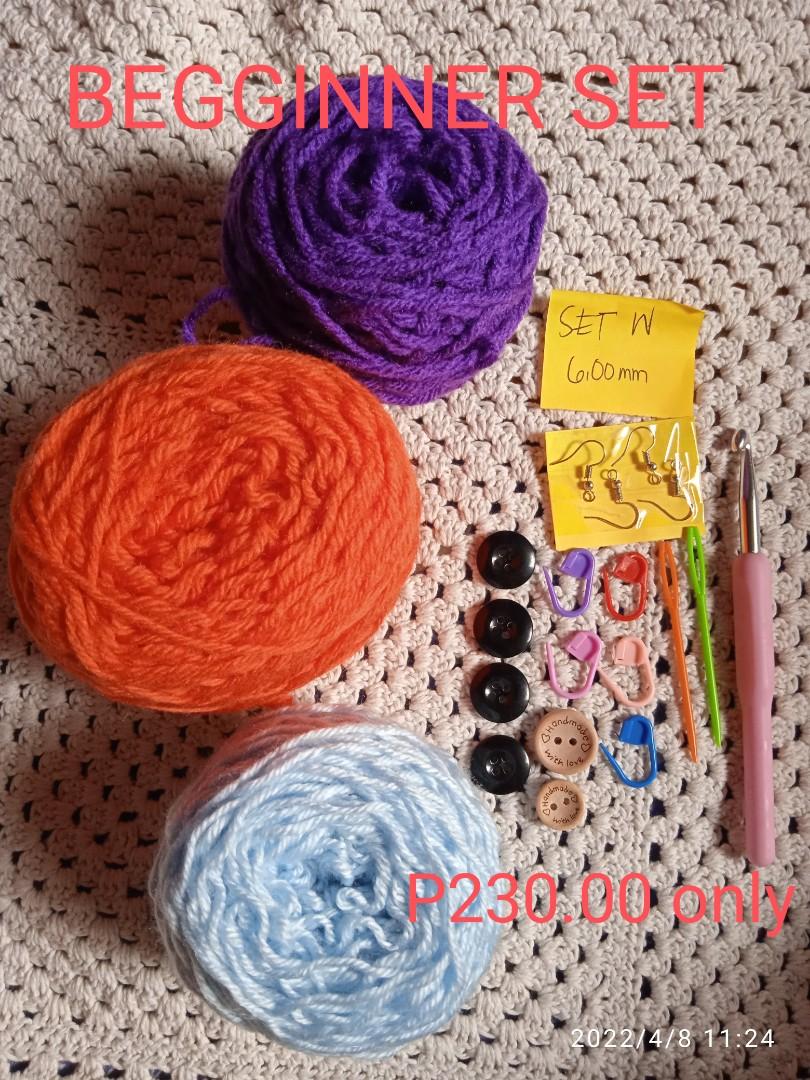 beginners set complete set gantsilyo crochet, Hobbies & Toys