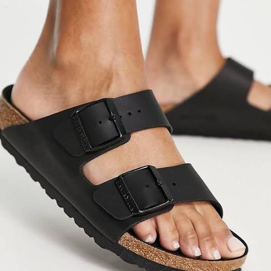 BIRKENSTOCK ARIZONA MATTE BLACK Women s Fashion Footwear Flats