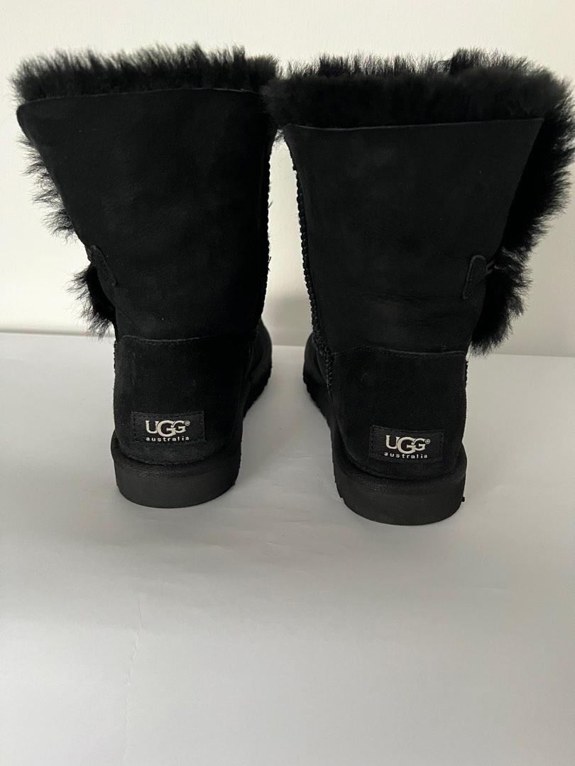 Black UGG Bailey Button II Boots size 38 US 7 brand new Women s
