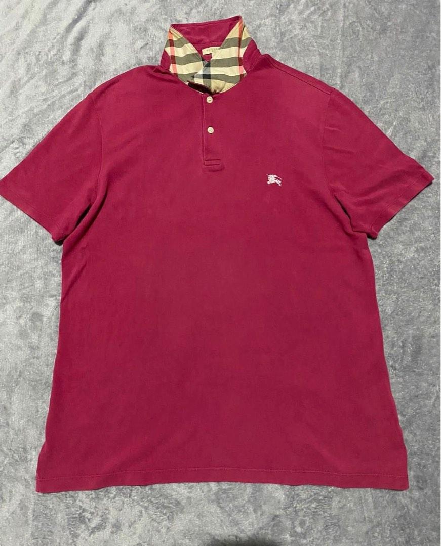 BURBERRY BRIT POLO SHIRT MAROON