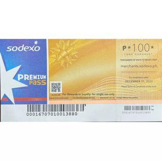 Buy and Sell Sodexo Premium pass gift check SM gift check sodexo GC SM Gc sodexo gift certificate SM gift certificate Sodexo premium pass gift certificate