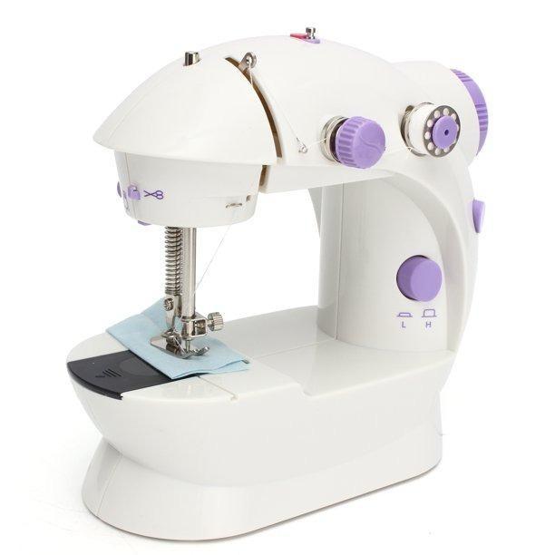 Aonny Mini Sewing Machine Handheld Portable for Curtains Clothes Crafts Fabric Sewing Machines 