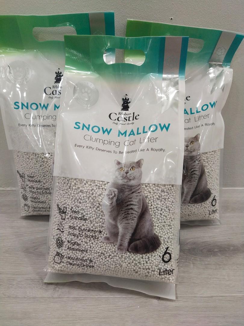 Cat litter 1 packet (Snow mallow), Pet Supplies, Homes & Other Pet