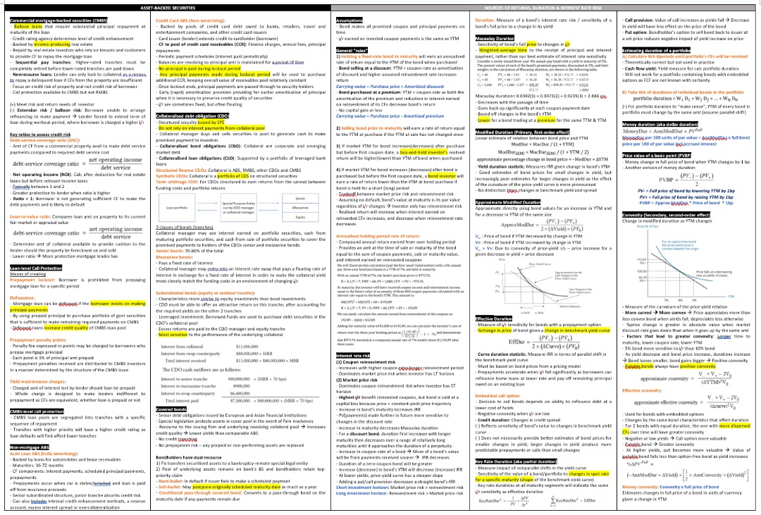 Cfa level 1 summary notes digital editable hobbies toys books