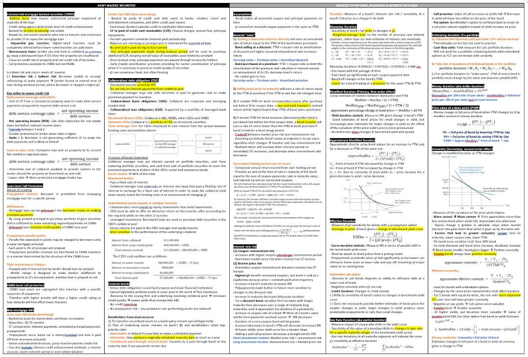 Cfa level 1 summary notes digital editable hobbies toys books