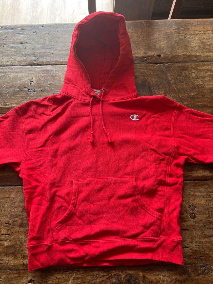 Red women's shop champion sweatshirt