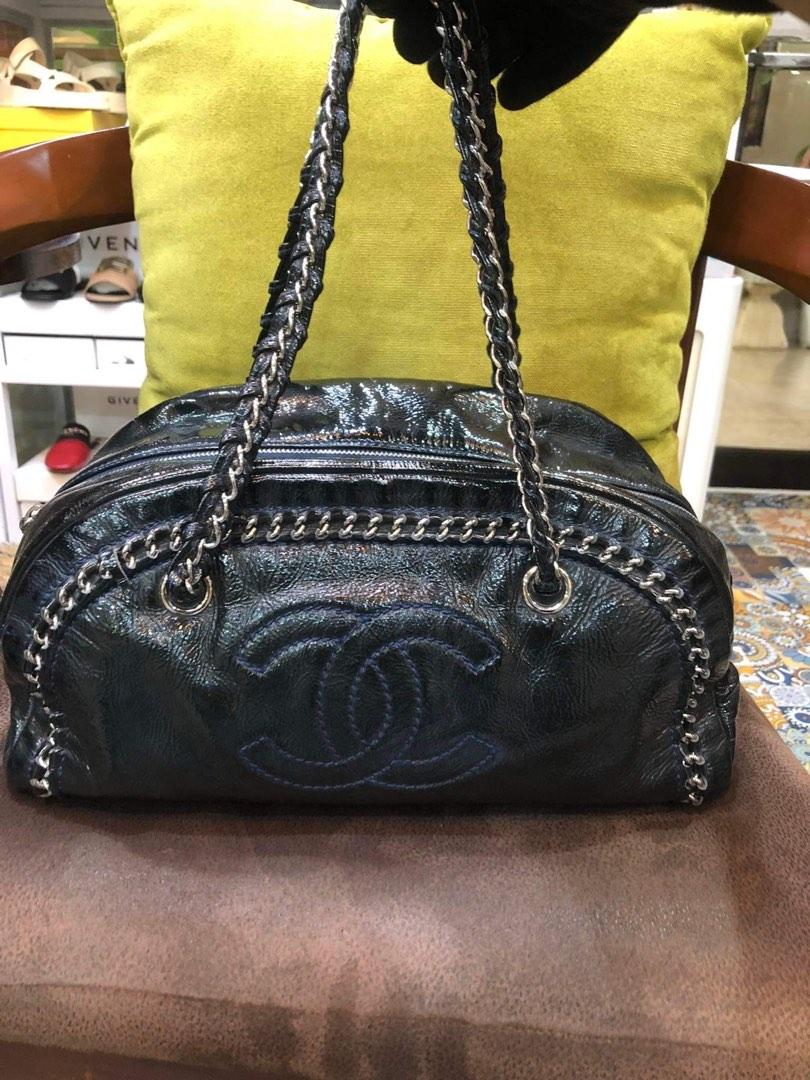 CHANEL PATENT BOWLER WITH CARd (Category: Luxury Bags & Wallets) located in Cagayan de Oro. Submitted by moiobsession (Listing ID 1190547039, Image 1). Description: Authentic With hologram and card.