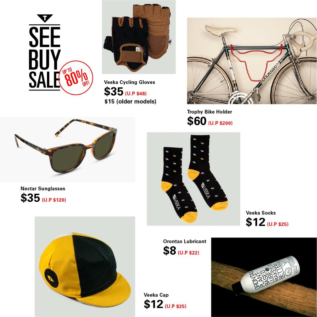 Clearance Sale on cycling gear homewares lifestyle goods