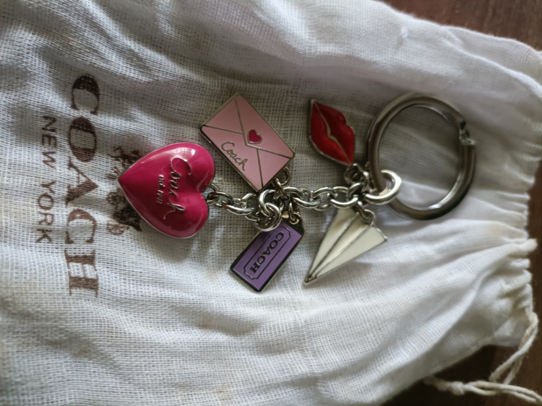 Coach Pink Keychains