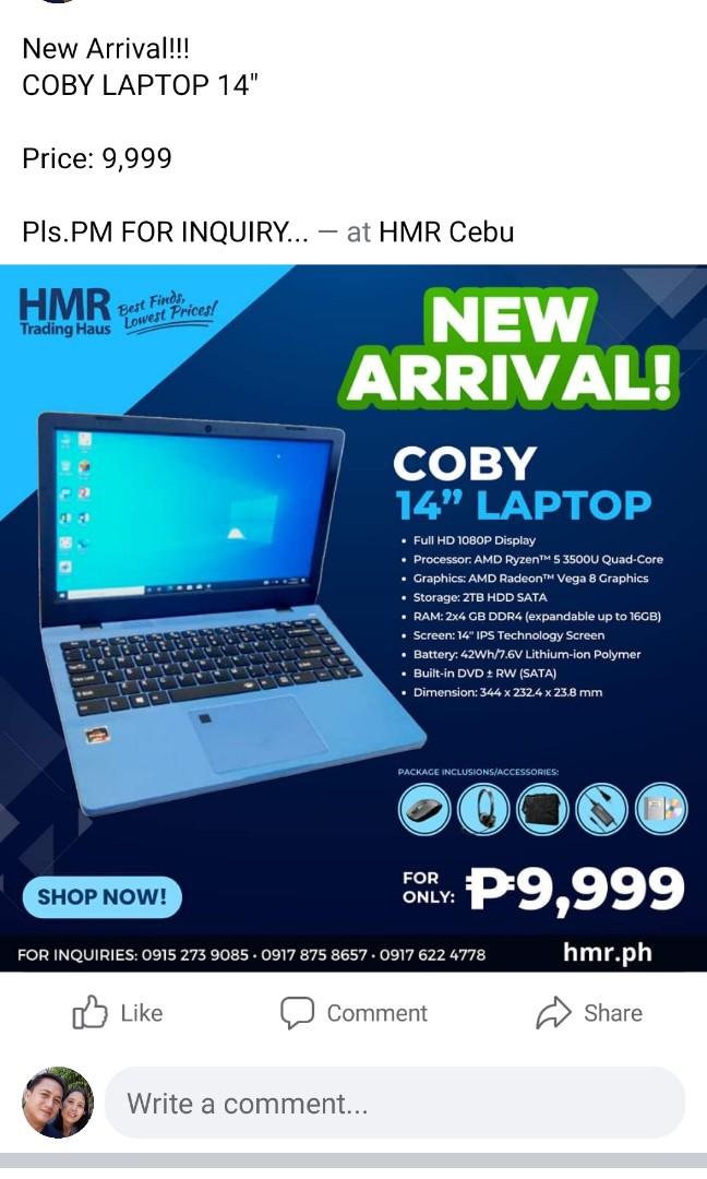 Coby 14" Laptop, Computers & Tech, Laptops & Notebooks on Carousell