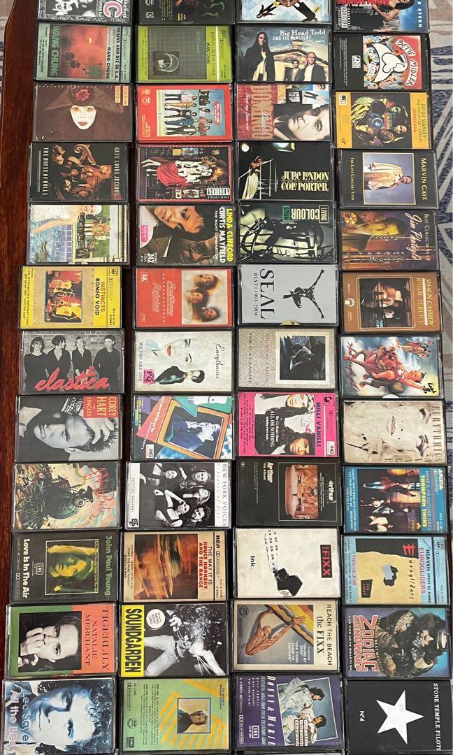 Collectible Cassette Tapes 91 pcs, Audio, Portable Audio Accessories on