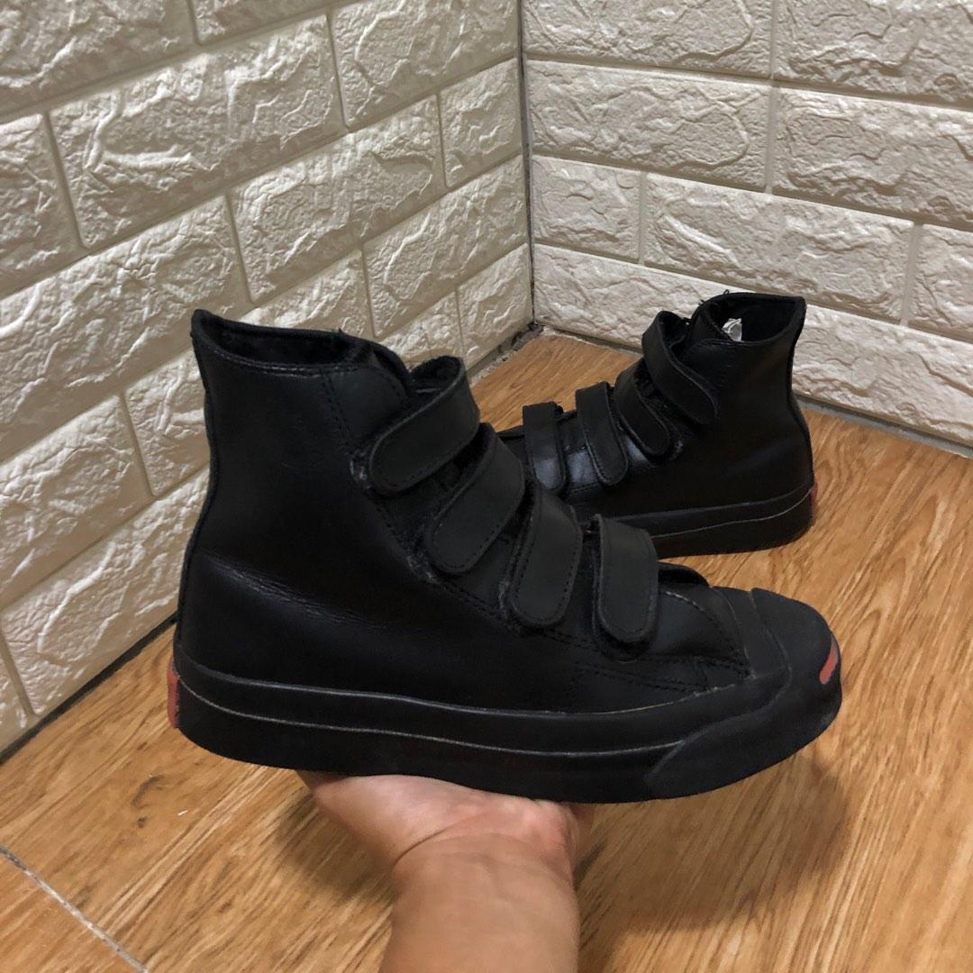 Converse jack purcell velcro hi cut boots