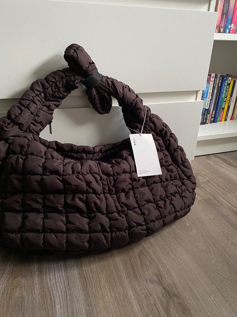 COS Quilted Oversized Shoulder Bag, Women's Fashion, Bags & Wallets