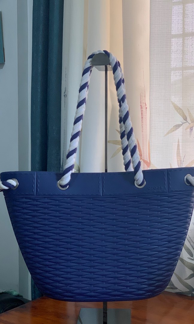 Croc jelly bag/ beach bag, Luxury, Bags & Wallets on Carousell