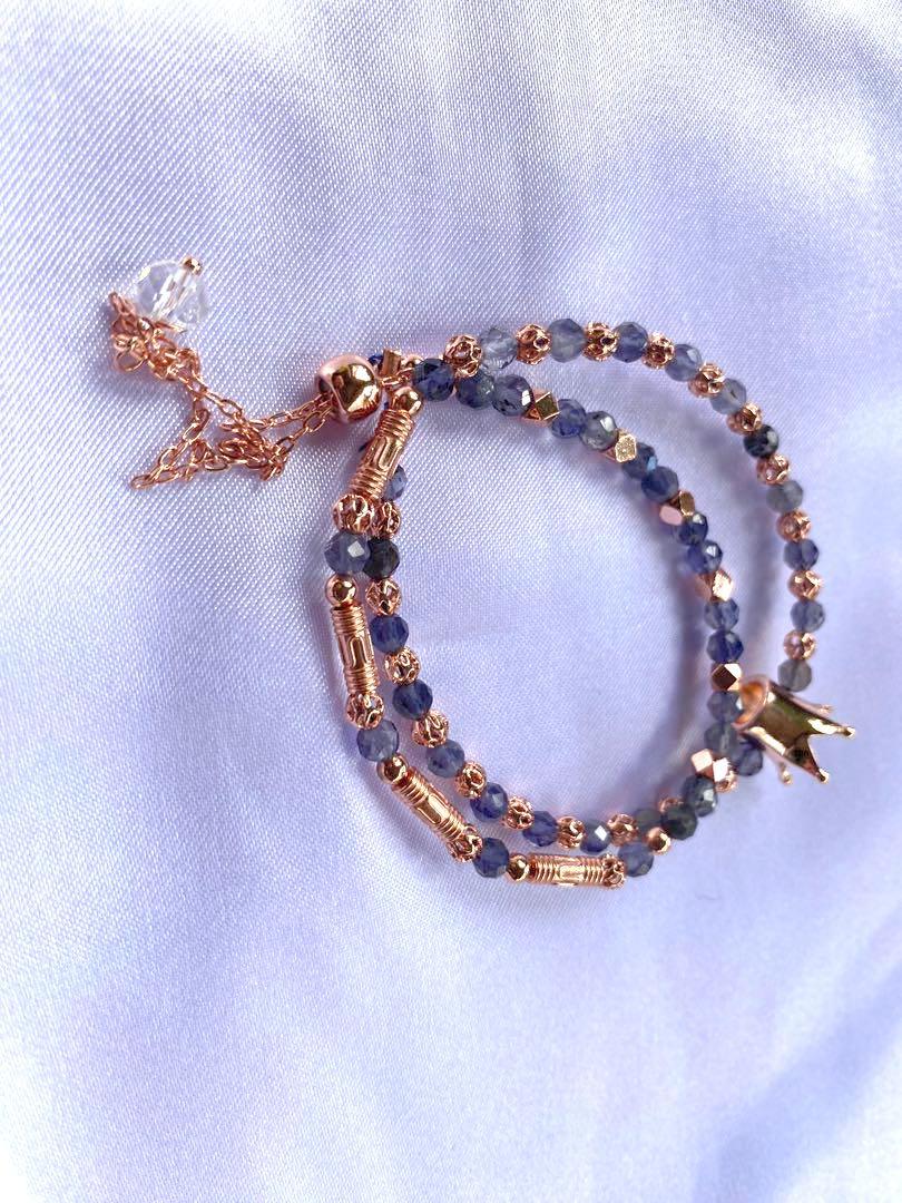 Gold discount crown bracelet