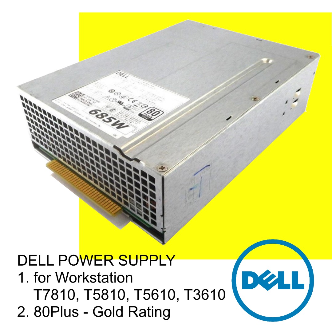 Dell Power Supply 685W for Precision Workstation, Computers & Tech