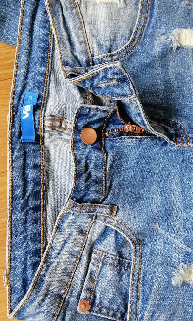 Size 10 on sale ripped jeans