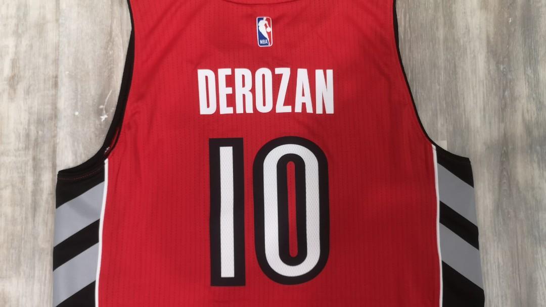 NBA adidas Toronto Raptors Demar DeRozan #10 Authentic Jersey w/Tags Men  Size 52