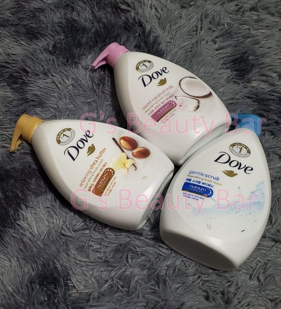 DOVE Korea Gentle Scrub Bodywash 1000ml Authentic Korean Skincare, Beauty & Personal Care