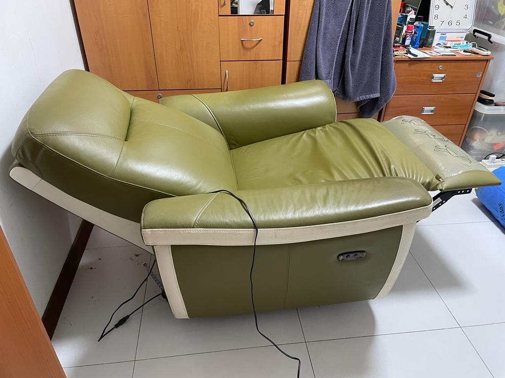 Electrical recliner sofa, Furniture & Home Living, Furniture, Sofas on