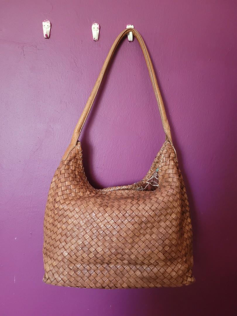 Fossil woven bag on sale