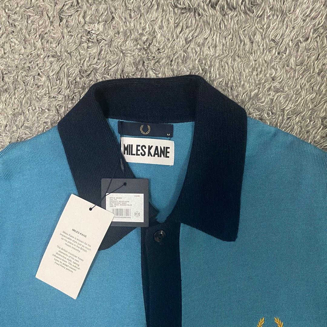 Fred perry miles hot sale kane button knit shirt