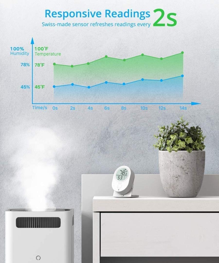 (free delivery) Govee Bluetooth Thermometer Hygrometer, Indoor Digital ...