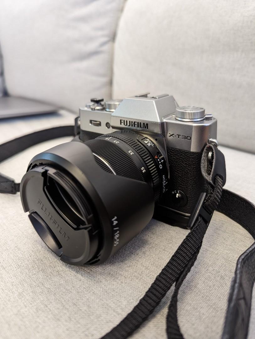 Fujifilm XT30 mirrorless camera with lens, Photography, Cameras on