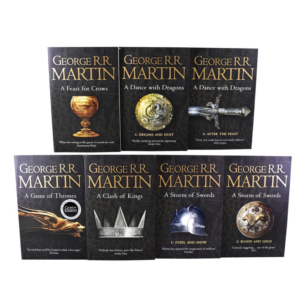 A Game of Thrones: The Story Continues Books 1-5: A Game of Thrones, A  Clash of Kings, A Storm of Swords, A Feast for Crows, A Dance with Dragons  (A