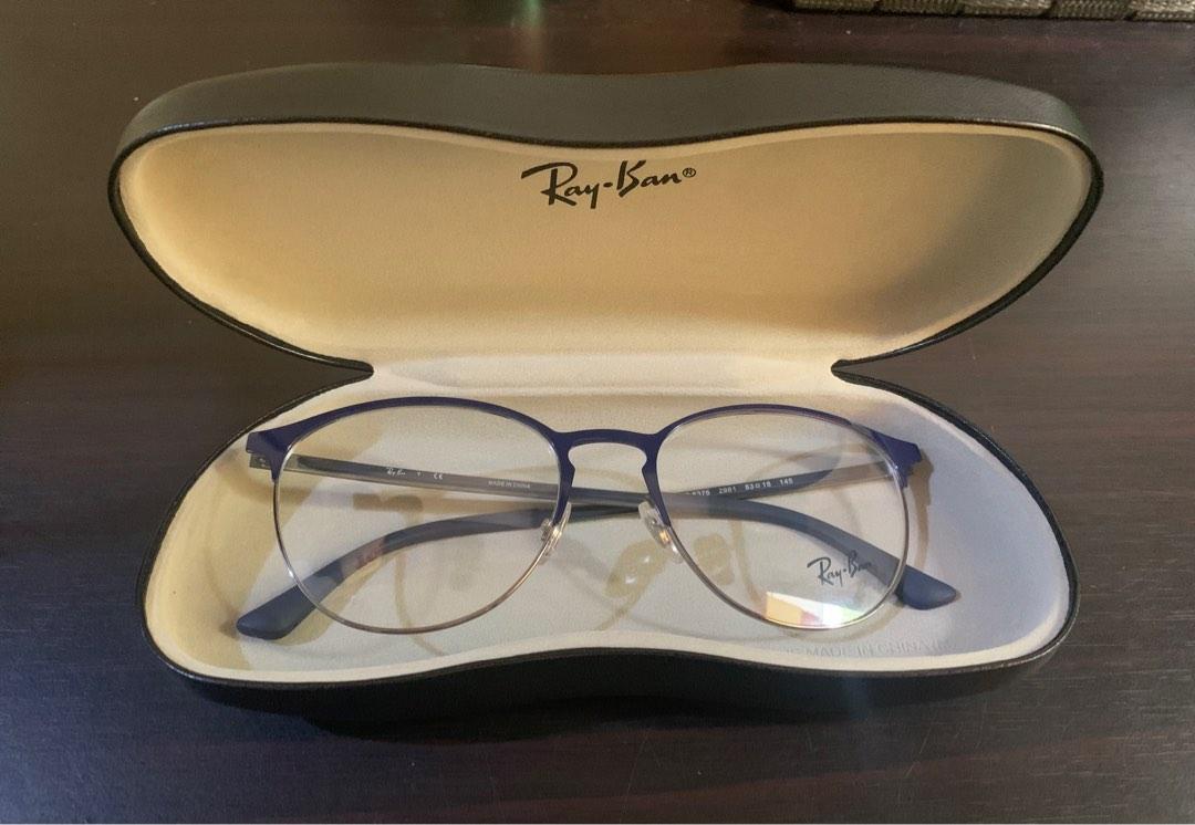 Genuine Rayban Eyeglasses RB6375 Silver Navy frame clubmaster style, Men's  Fashion, Watches & Accessories, Sunglasses & Eyewear on Carousell