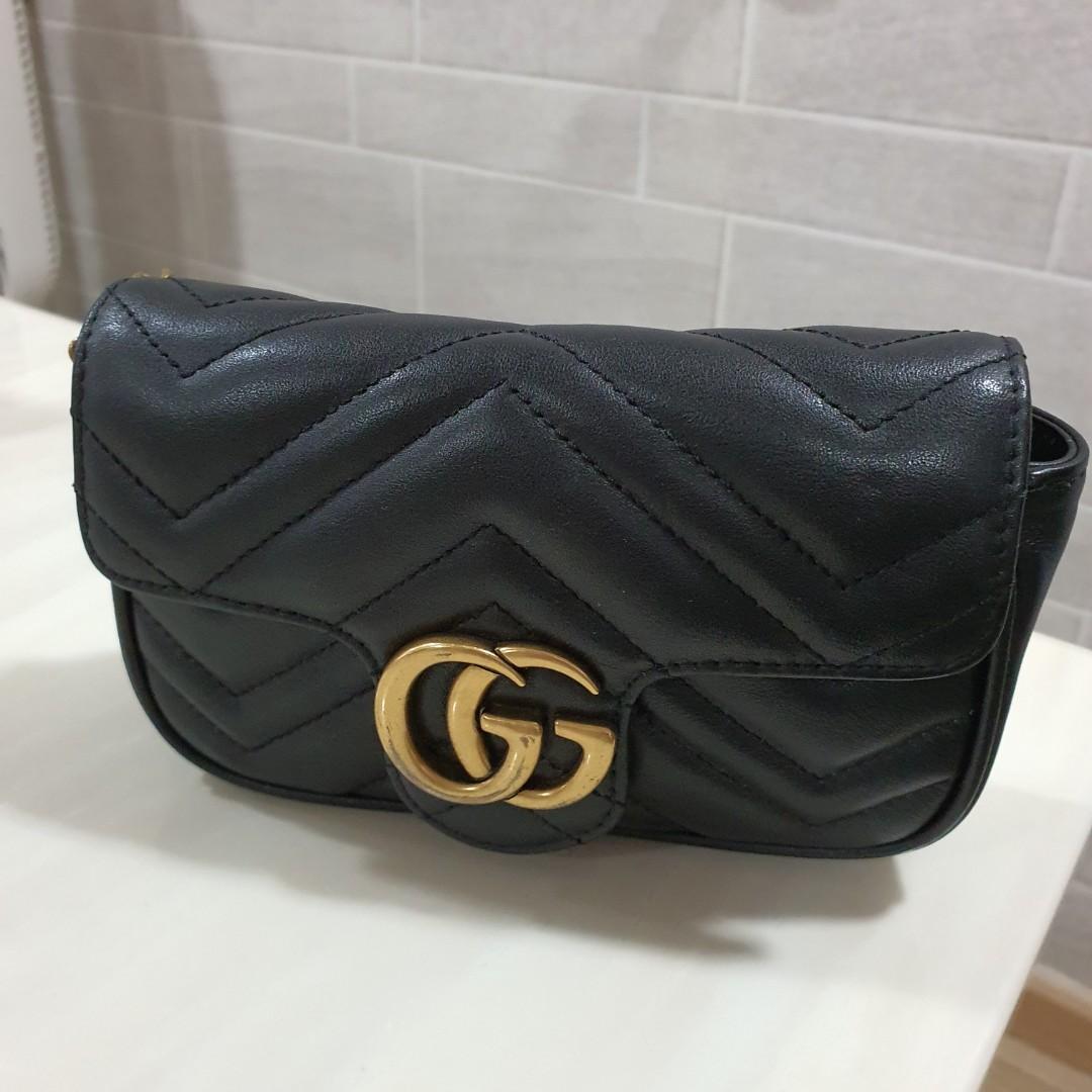 GUCCI MARMONT DUSTY PINK 22CM, Luxury, Bags & Wallets on Carousell