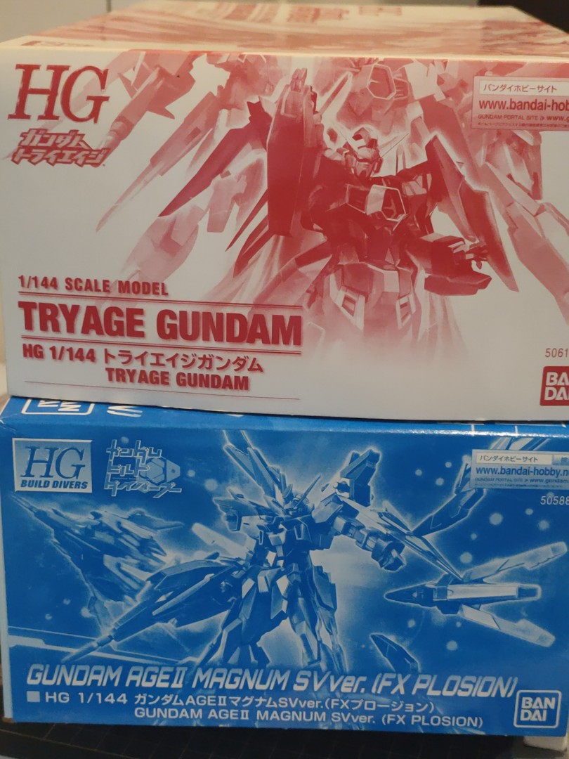 Bandai高達HG Build Divers Gundam AGE ll MAGNUM SVver.(FX PLOSION)+