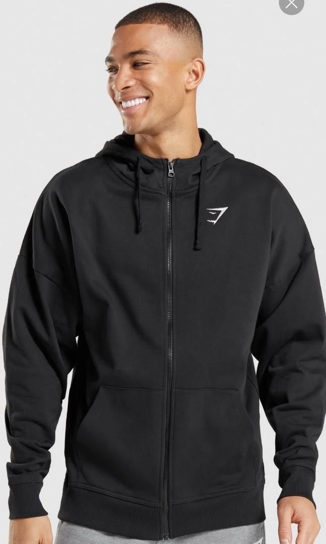 Gymshark hoodie jacket Men s Fashion Coats Jackets and