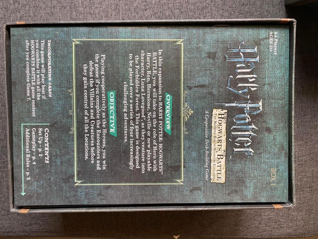 Harry Potter Hogwarts Battle Board Game with Expansion, Hobbies & Toys, Toys & Games on Carousell