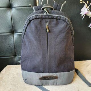 Hedgren Black and Gray Large Backpack