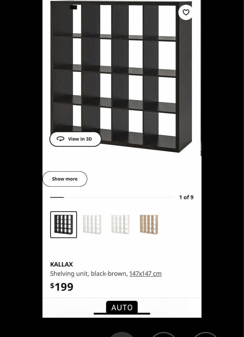 IKEA Brown Expedite / Kallax Cube Book Shelf / / Rack 2x2 + 2x5